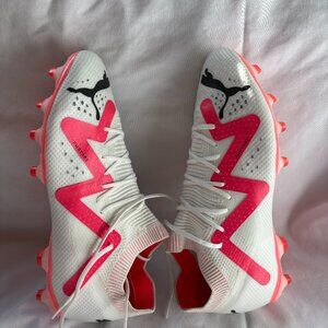 Puma White and Pink Athletic Shoes